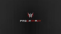 Download acer predator, programmer, dark background, technology, 4k wallpaper for free