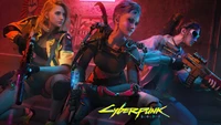 cyberpunk 2077, jogo de vídeo, meninas