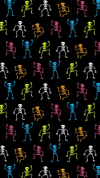 dança, engraçado, hd, skelly