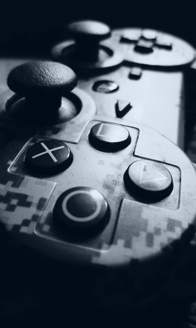 Timeless Gaming Memories: A Classic Controller Close-Up