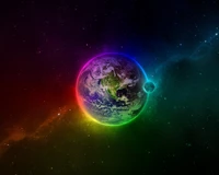 colorful, earth, gaalxy, space wallpaper