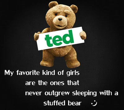 lindo, divertido, chicas, cita, ted