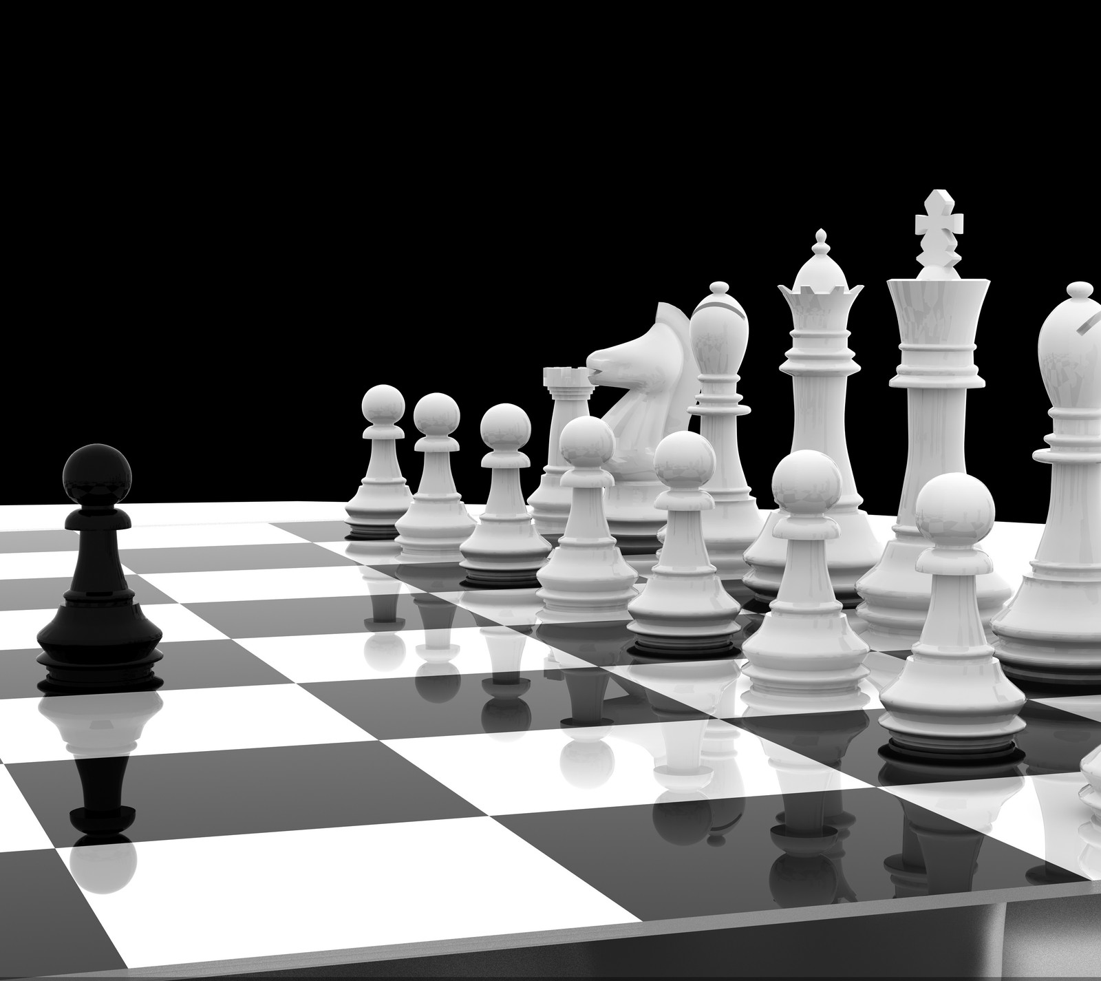 black, chess, games, white wallpaper