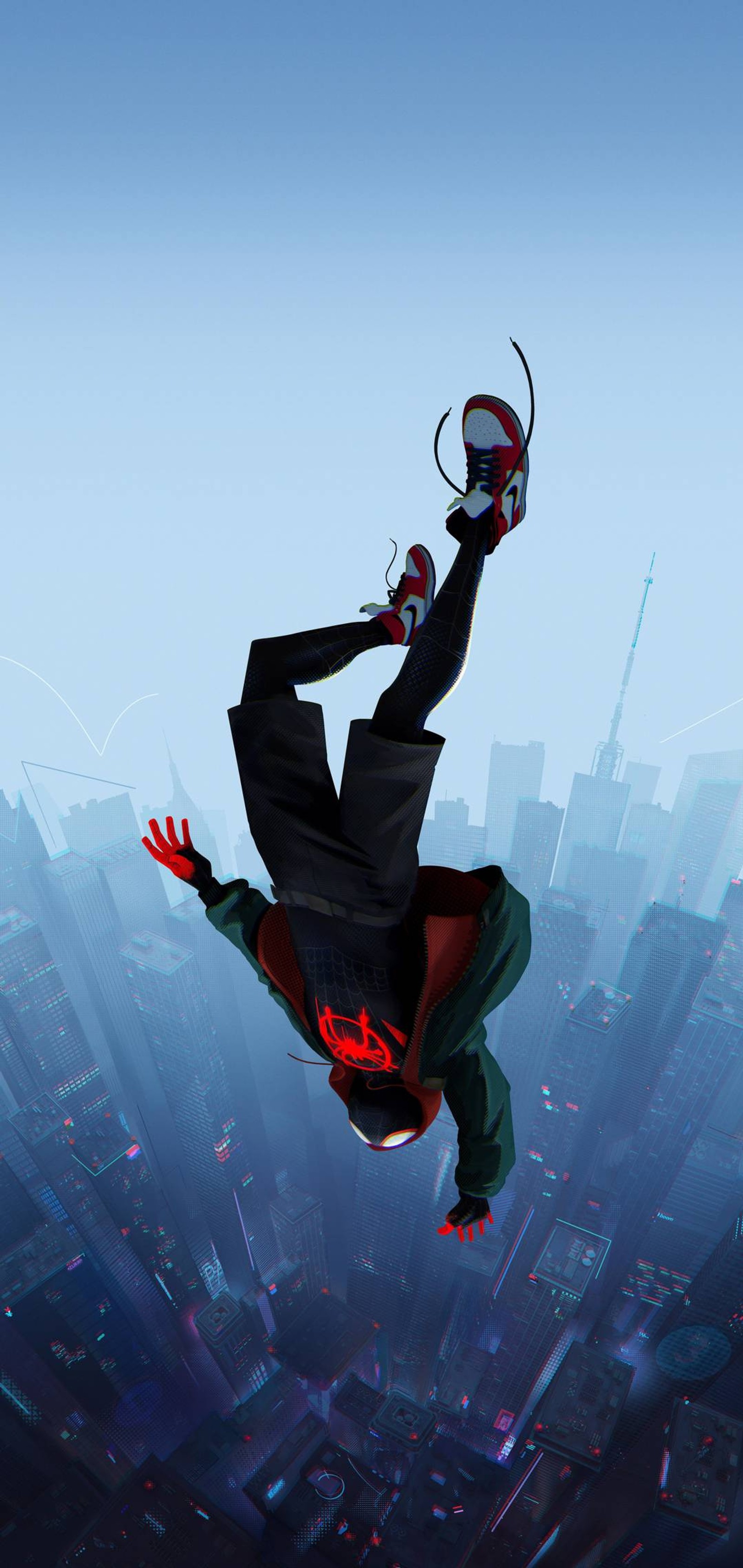 Affiche de spider-man: dans le spider-verse (spiderman, highly)