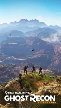 Ghost Recon Wildlands: Equipe tática sobrevoando a majestosa natureza