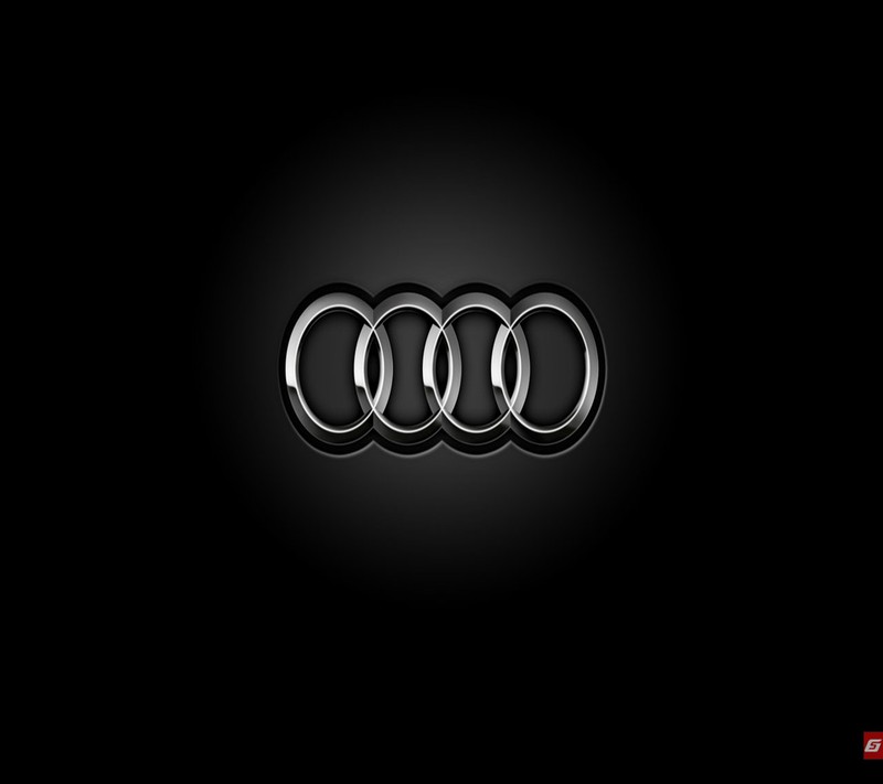 Логотип audi на черном фоне (авто, логотипы)