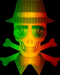 Vibrant Skull with Hat and Glasses: A Fusion of Nature and Rebellion