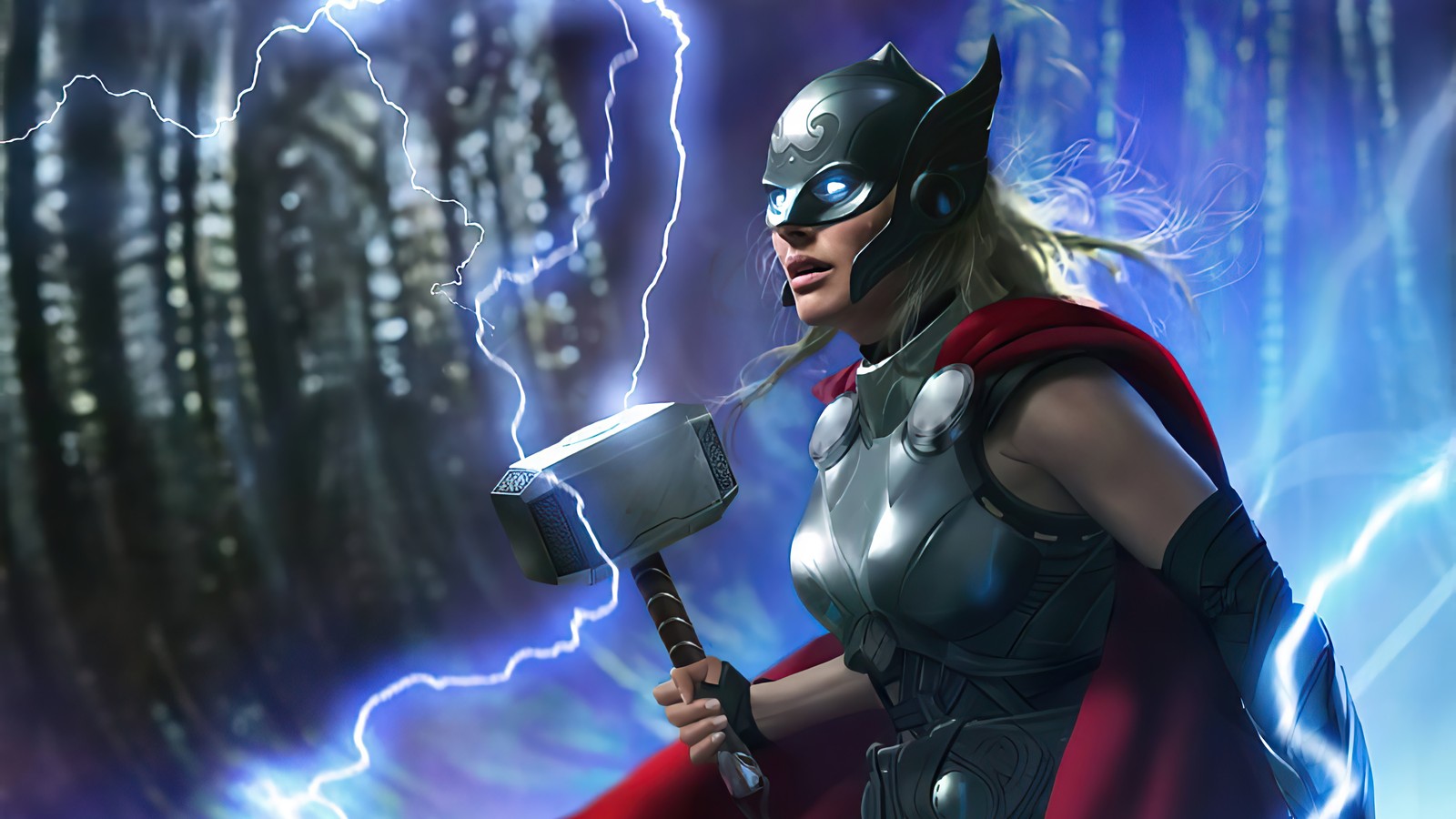 Thor thor is the god of thunder and is ready to strike (jane foster, marvel comics, superhero, girls, comics)