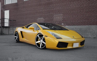 Желтый Lamborghini Gallardo: Удивительный шедевр суперкара