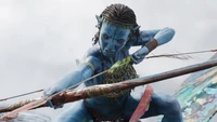 Neytiri in Action: A Fierce Warrior from "Avatar: The Way of Water