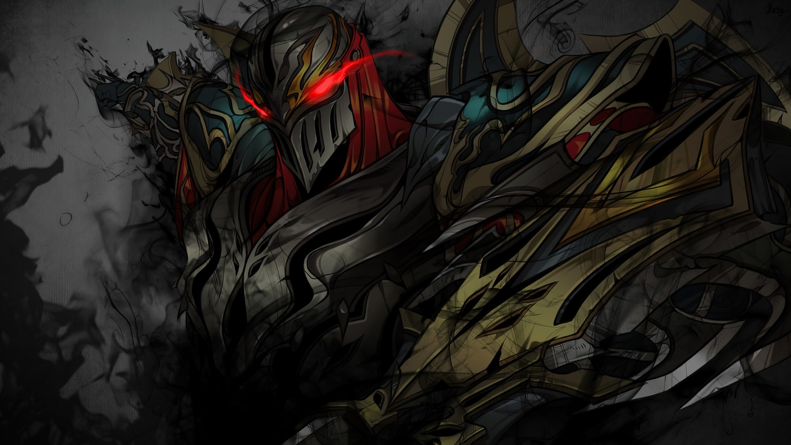 zed, lol, league of legends, video game wallpaper