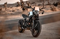 2025 Ducati Scrambler Anniversary Edition: Un superbe fond d'écran 5K pour les passionnés de motos