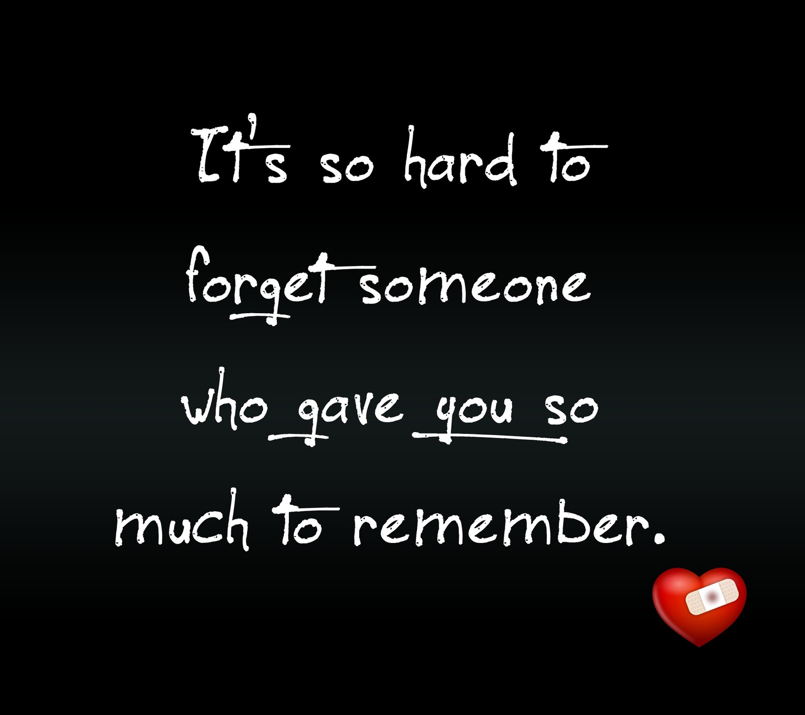 forget, hard, love, new, quote Download Wallpaper