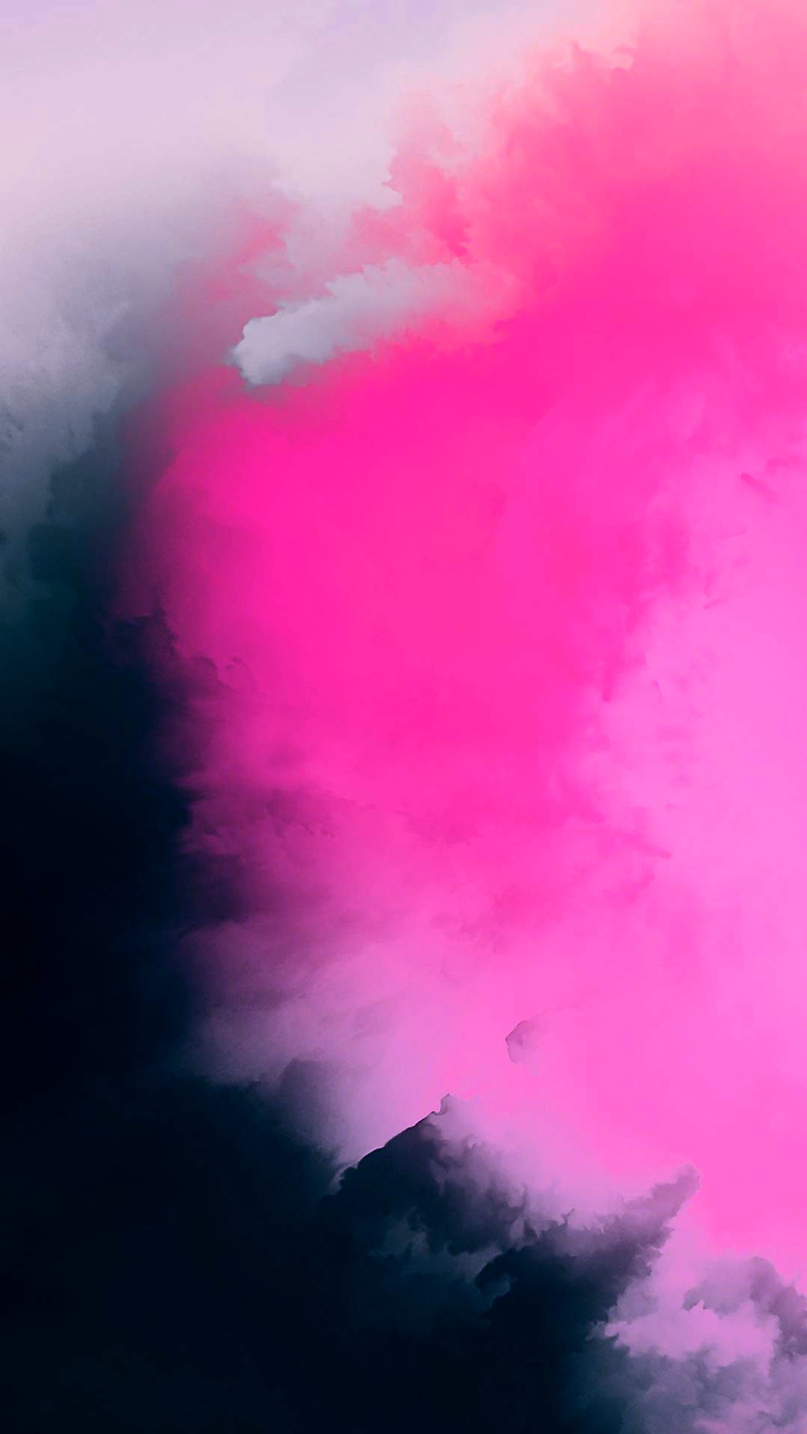 There is a pink and black cloud with a red and white plane (clouds, colour, december, fortnite, halloween)