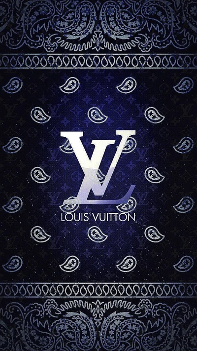 bandana, designer, louis, lv, marine