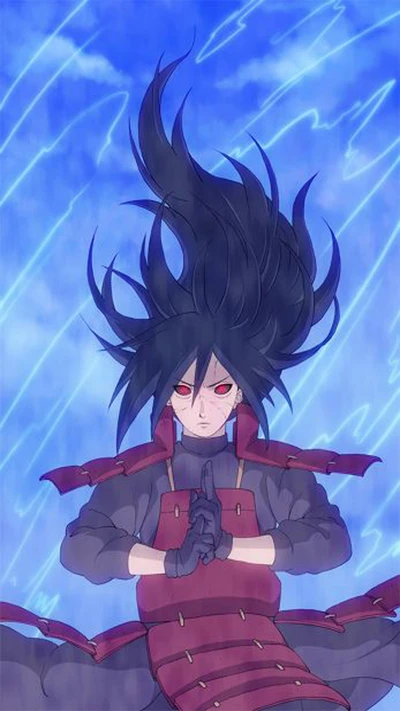 madara uchiha, mangekyō sharingan, mangekyo sharingan, susanoo, edo tensei