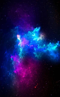 galaxia, colorido, hermoso