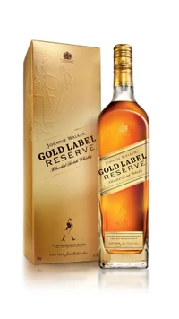 Johnnie Walker Gold Label Reserve Scotch Whisky with Elegant Packaging