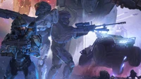 halo, video game, soldier, sci fi