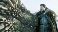 Jon Snow Confronts the Dragon in Winter