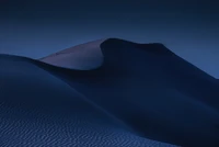 Moonlit Sand Dunes of Abu Dhabi: A Serene Night in the Desert