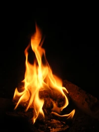 fire, flame, heat, bonfire, campfire wallpaper