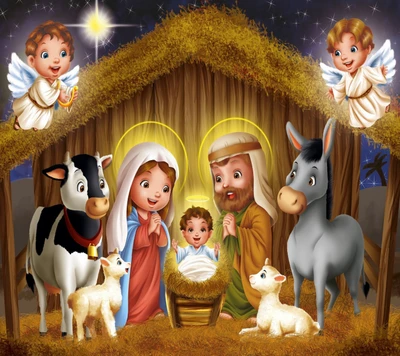 festivo, jesús, religión, navidad