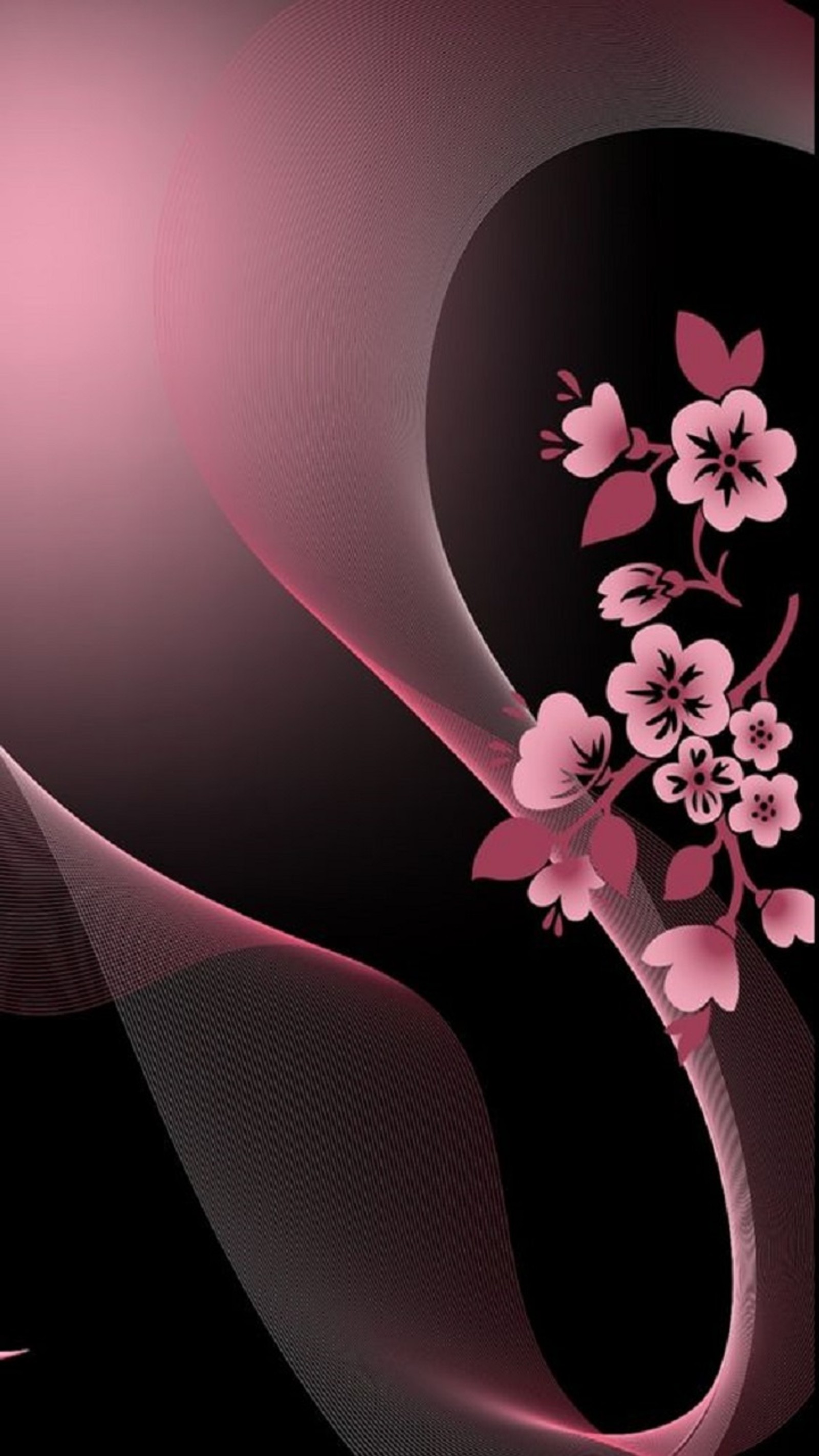 flowers, abstract wallpaper