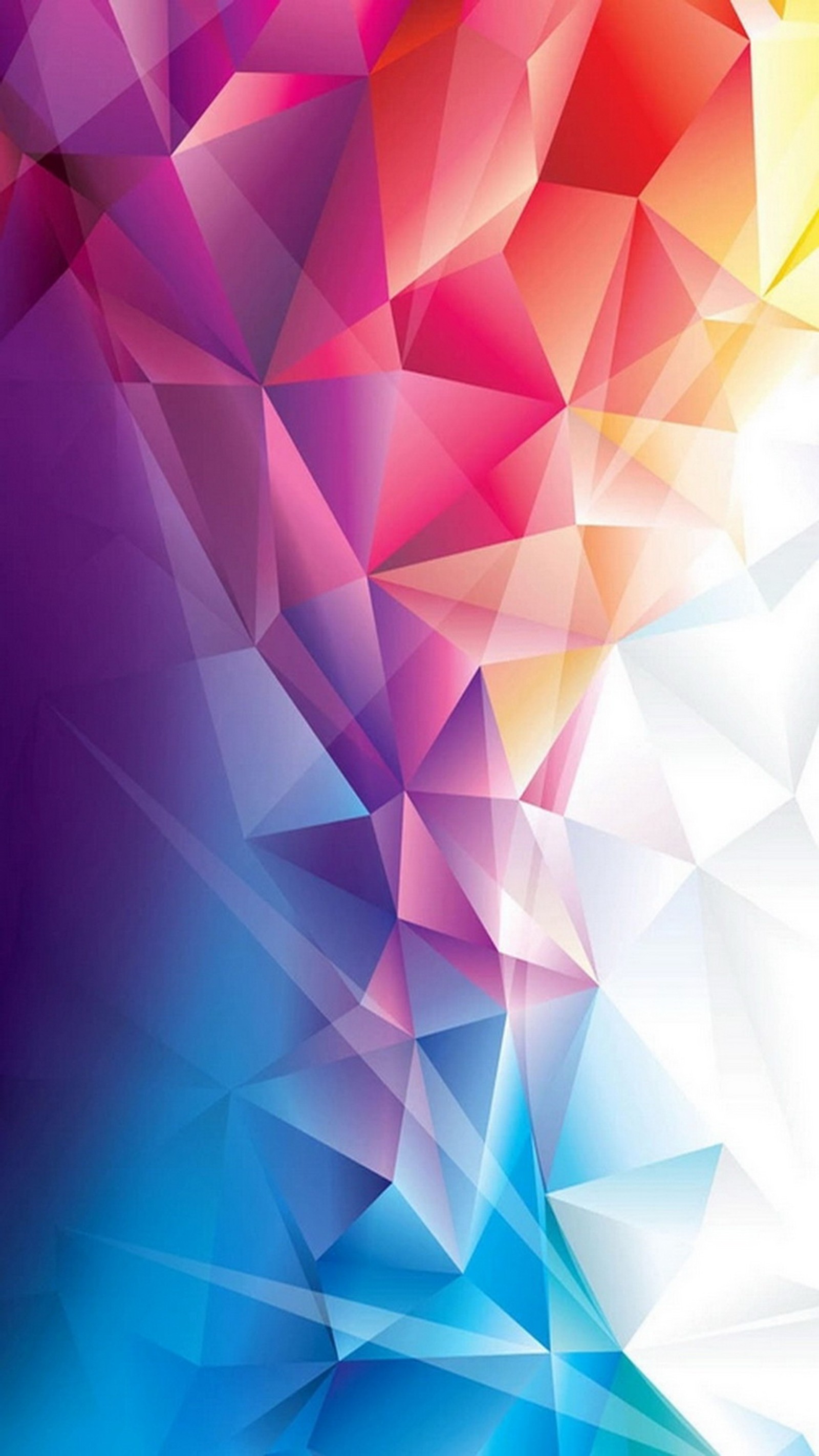 A close up of a colorful abstract background with triangles (abstract, background, colors, pattern)