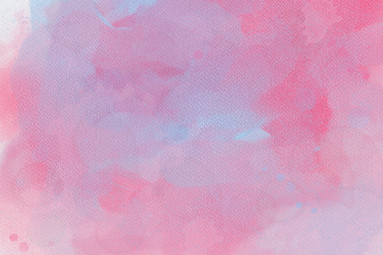 Un gros plan d'un fond aquarelle rose et bleu sur un fond blanc (rose, texture, magenta, informatique en nuage, peinture)