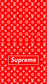 diseño, louis vuitton, lv, rojo, supreme