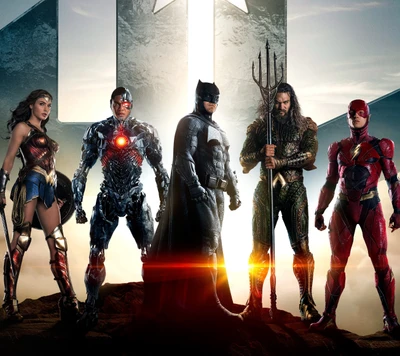 aquaman, batman, cyborg, flash, film