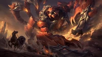 Sandscourge Skarner: Atualização visual da arte de splash de League of Legends