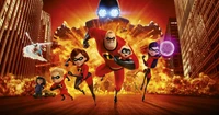 The Incredibles: A Family of Superheroes Uniting Against a Fiery Threat