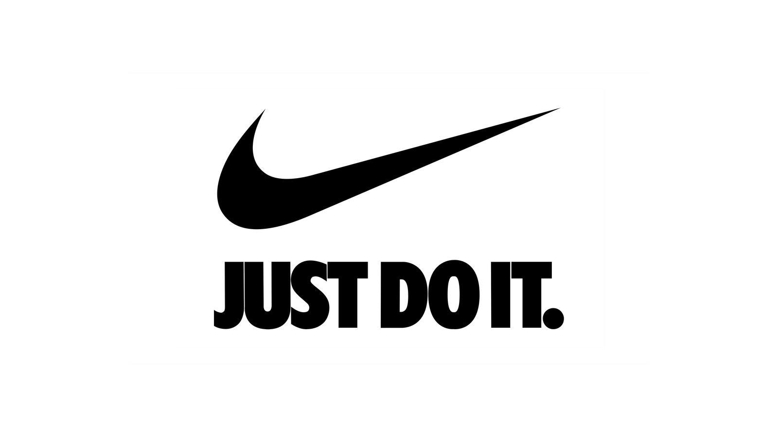 Logo da nike just do it (apenas faça, 8k, nike, fundo branco, citações)