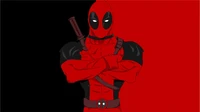 Deadpool: The Unconventional Antihero in Red and Black