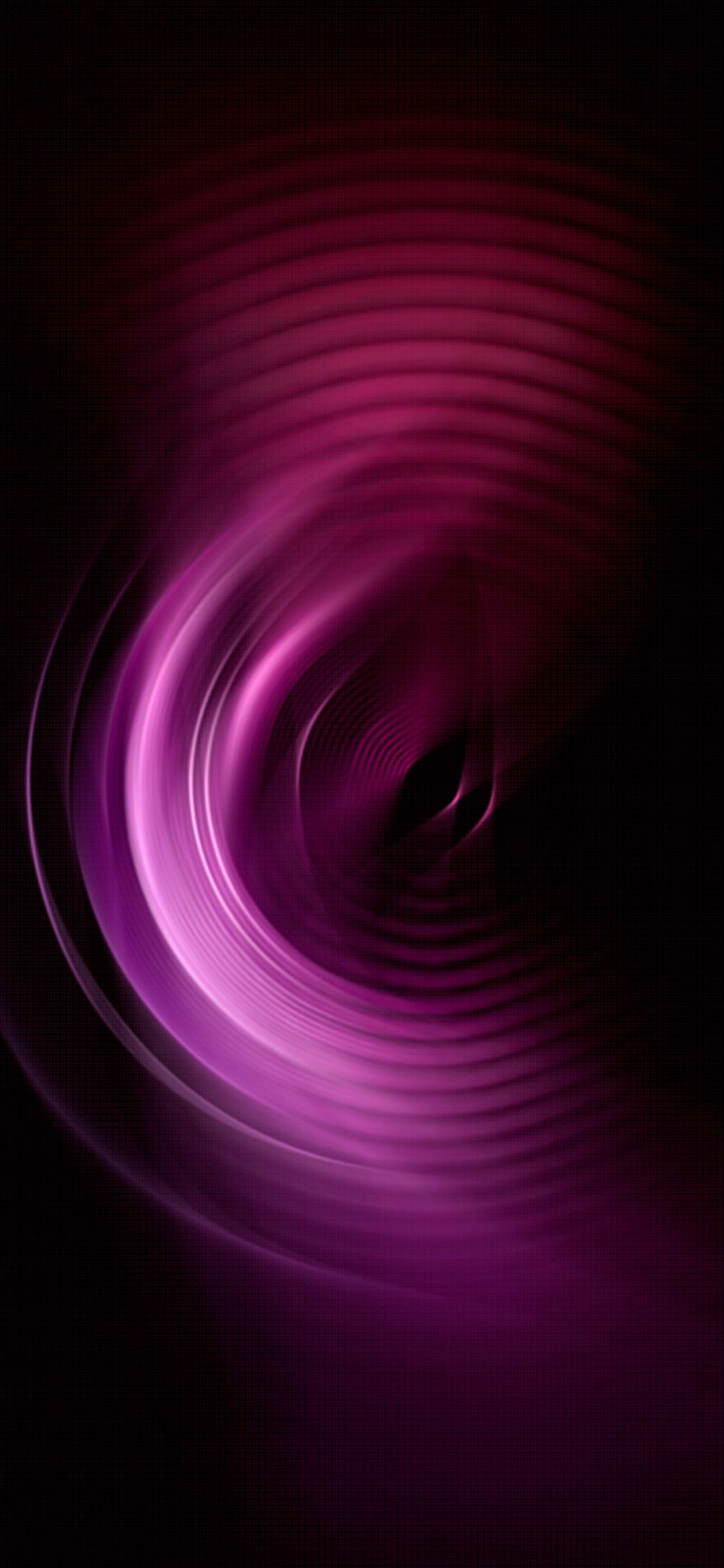 Fundo de espiral roxa com fundo preto (luz, física, ciência, cor, roxo)