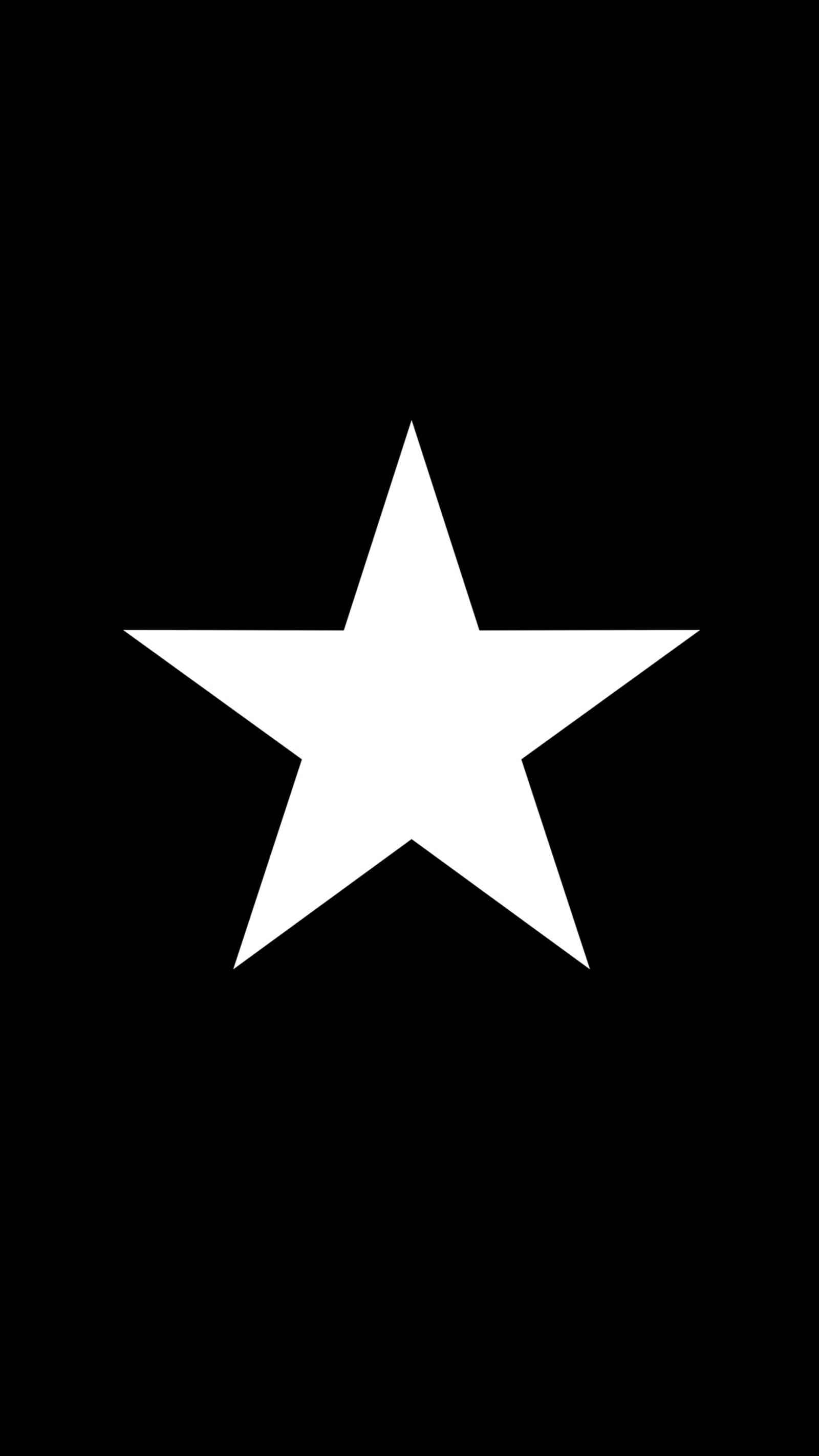 Um close de uma estrela branca em um fundo preto (fundo preto, vaqueiros, logotipo, logotipos, minimalista)