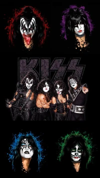 KISS: Os lendários super-heróis do heavy metal do rock and roll