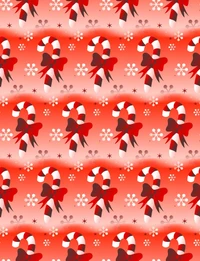 Festive Candy Cane Pattern for the Holiday Season