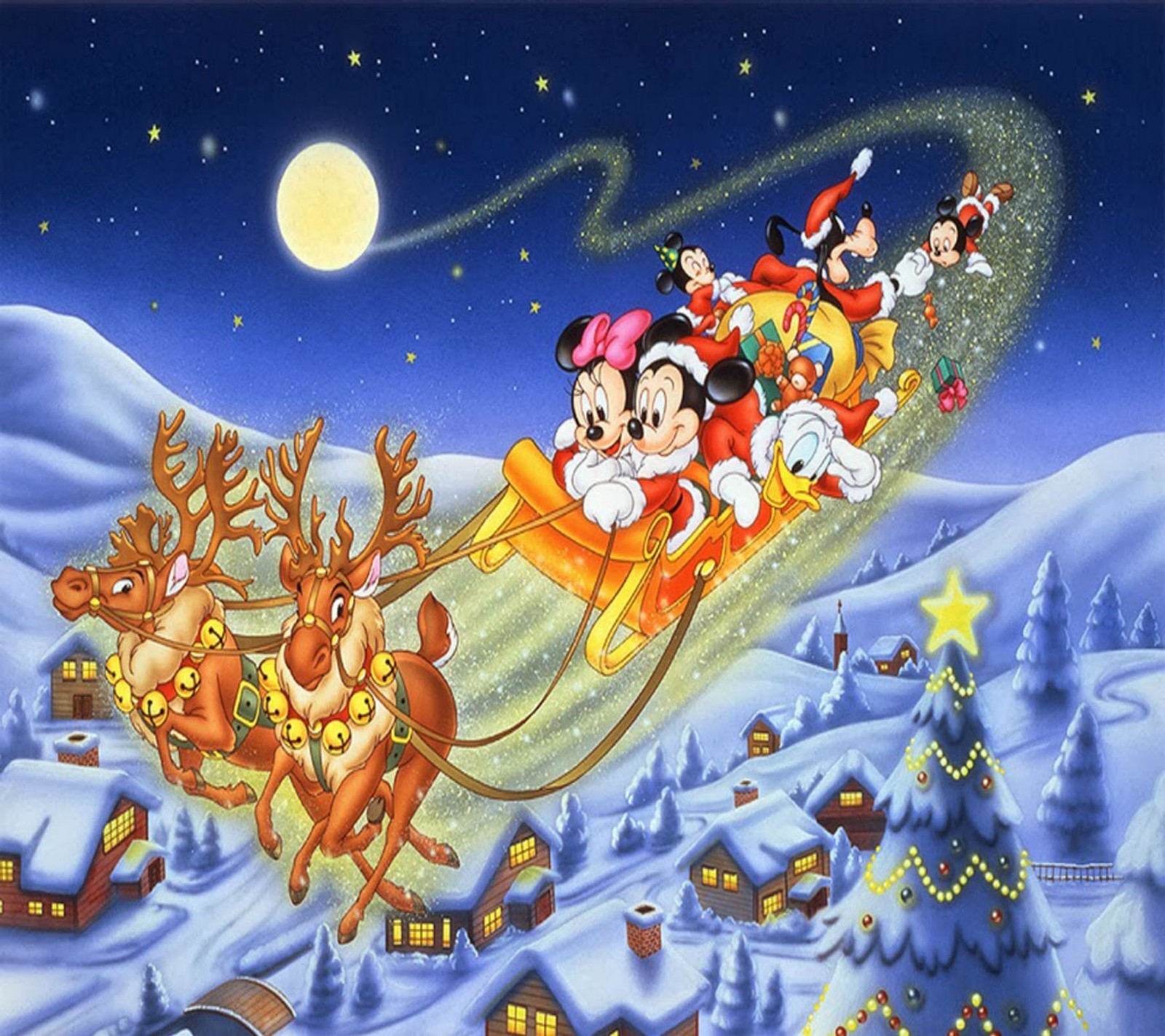 Baixar papel de parede fundo, natal, legal, disney, hd