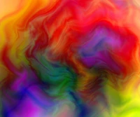 Vibrant Abstract Swirl: A Colorful Home Screen Design from 2013