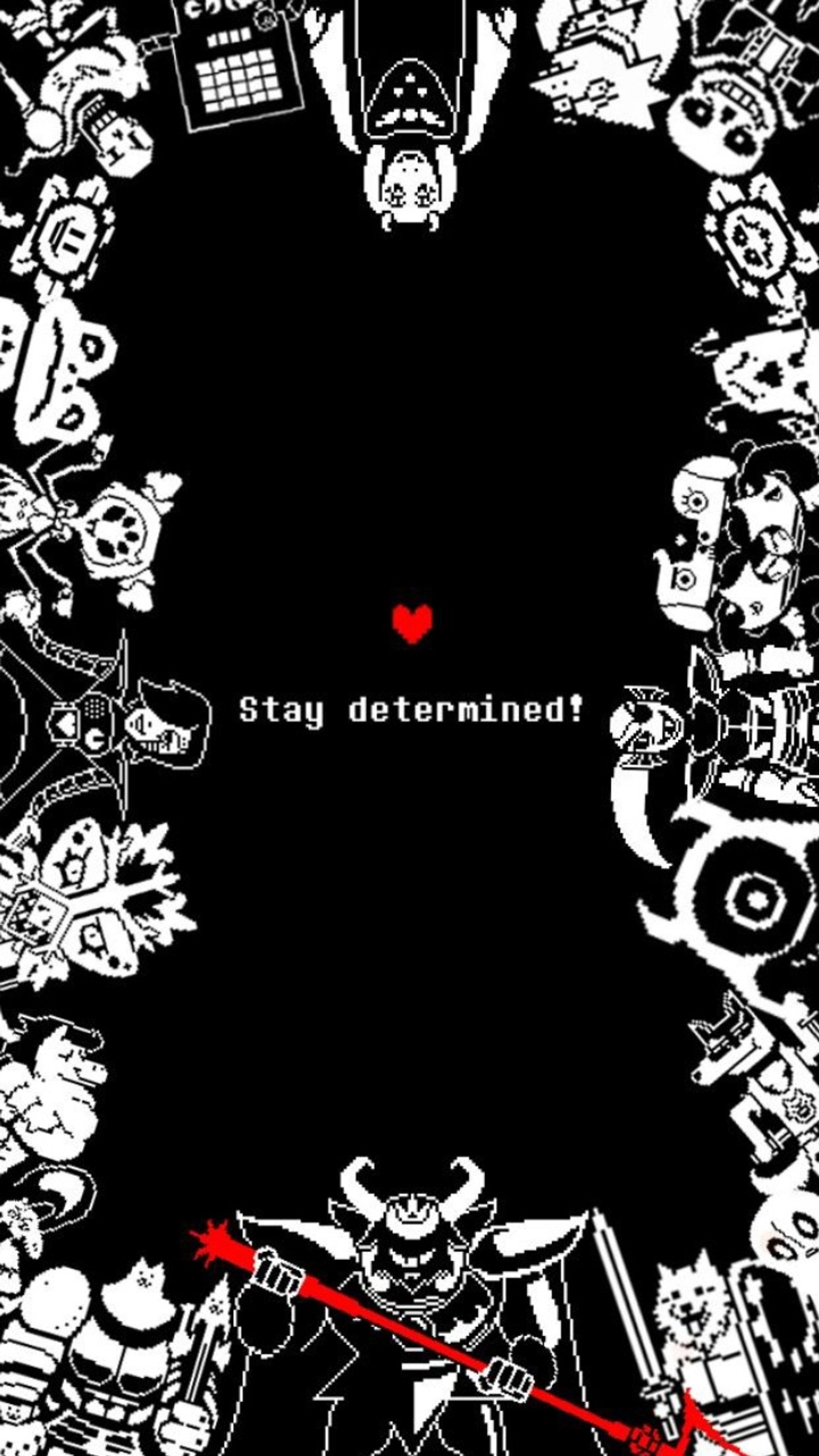 undertale, game, determined, souls Download Wallpaper