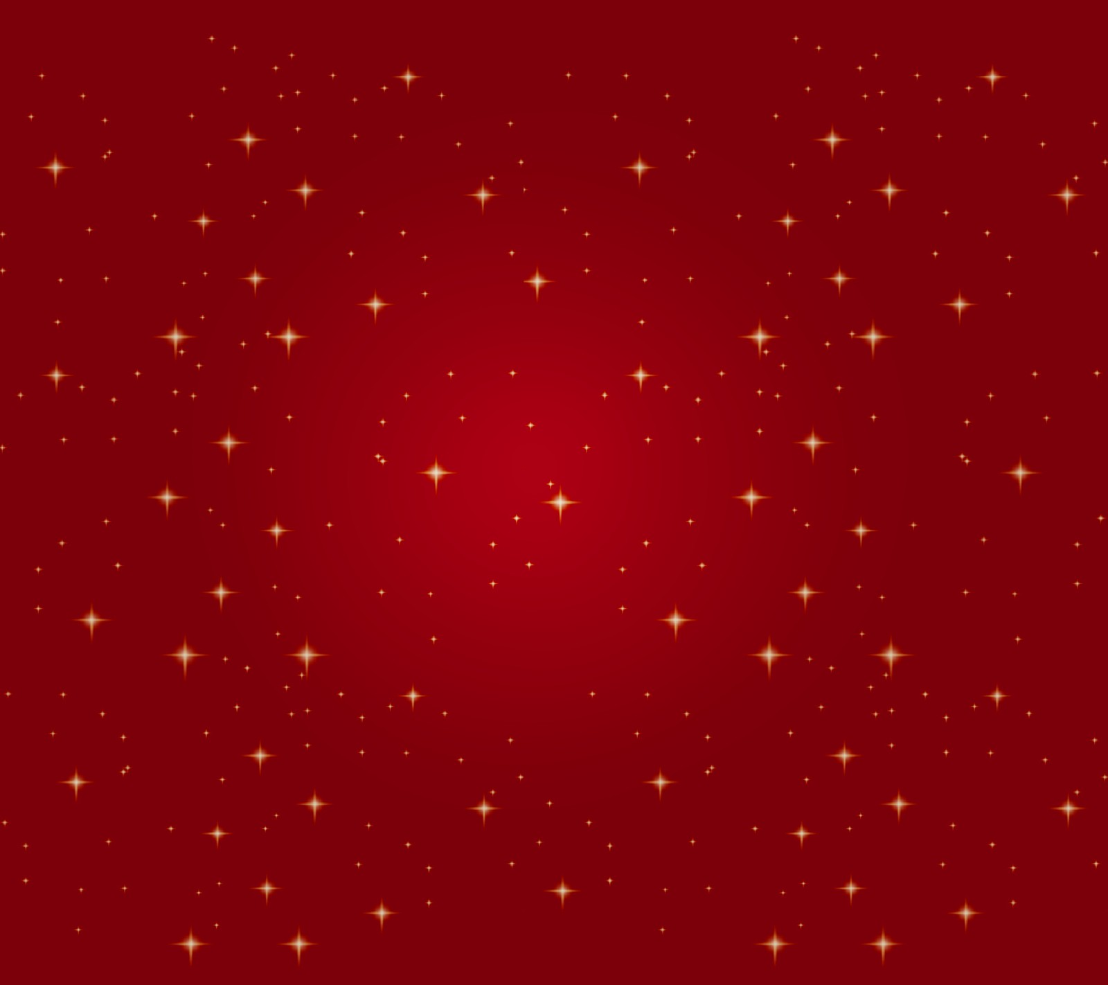 Um fundo vermelho com estrelas e brilhos (natal, feriado, estrela)