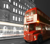 bus, city, london