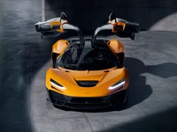 McLaren W1: Um supercarro deslumbrante com portas estilo asa de gaivota icônicas em detalhes 8K