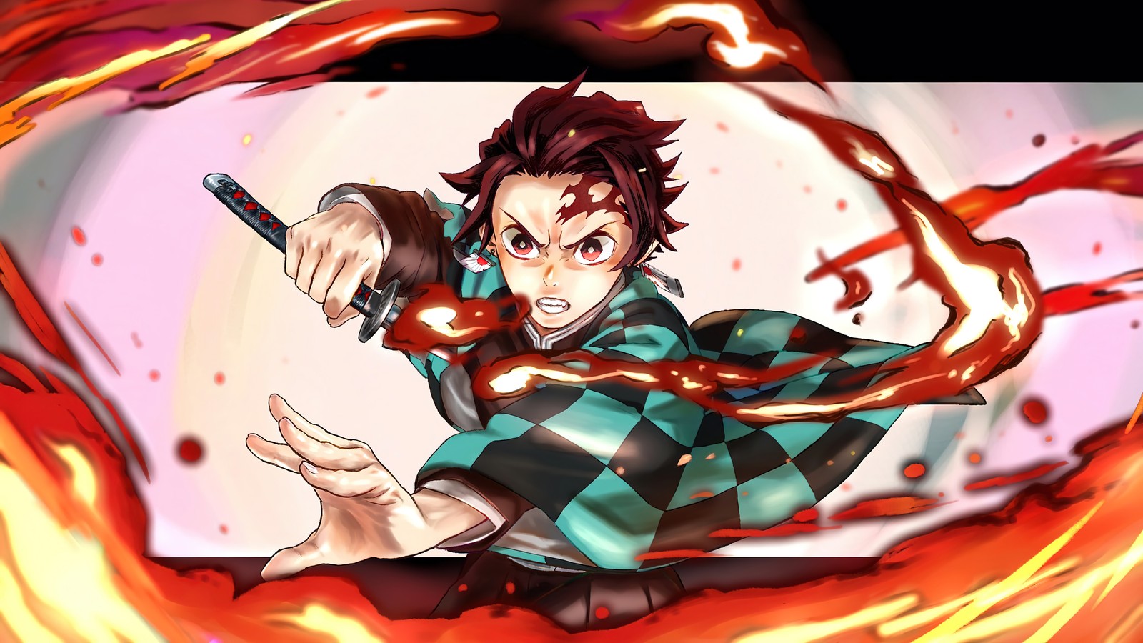 tanjiro kamado, demon slayer kimetsu no yaiba, anime, 鬼滅の刃 wallpaper