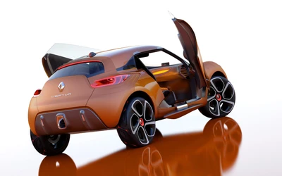 Carro conceito da Renault com design futurista e portas inovadoras