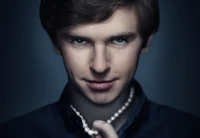 Mysterious Portrait of a Young Man with Pearl Necklace