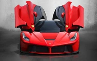 enzo ferrari, supersportive, voiture, voiture de sport, rouge